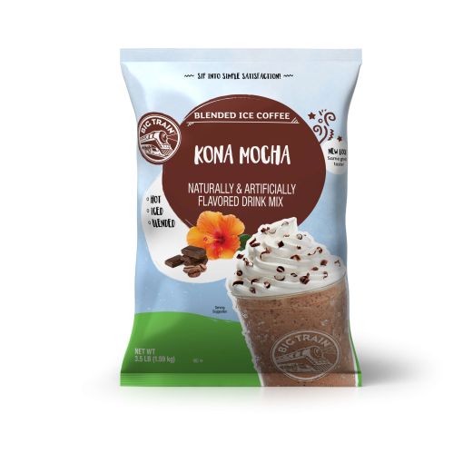 Big Train Kona Mocha Blended Ice Coffee Beverage Mix